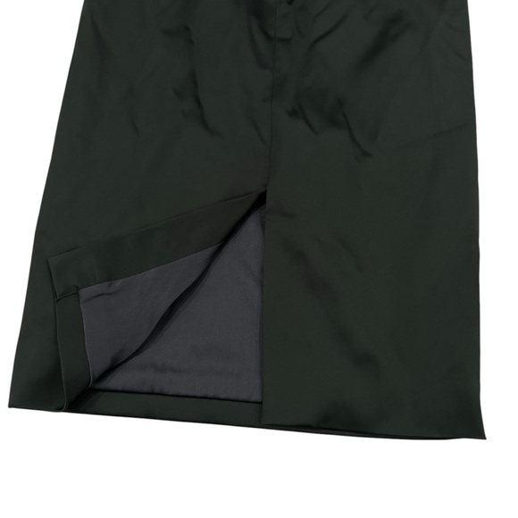 St. John Evening Black satin Dress - Picture 6 of 8